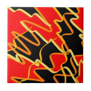 Positieve Vibes Splash van Colour Happy Abstracte  Tegeltje