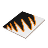 Positieve Vibes Splash van Colour Happy Abstracte Tegeltje (Zijkant)