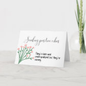 Positieve vibes sturen (uiteindelijk) kaart (Voorkant)