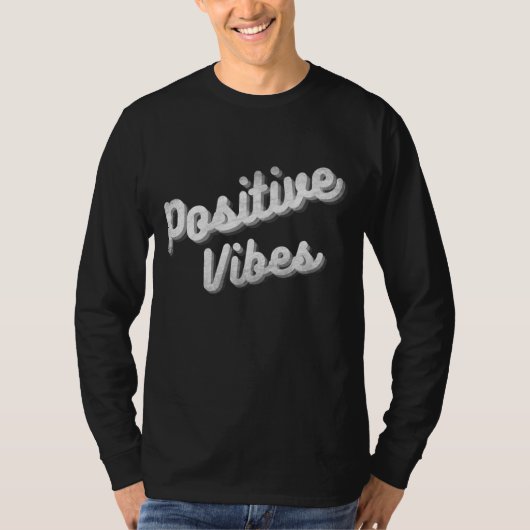 POSITIEVE VIBES T-Shirt (Voorkant)