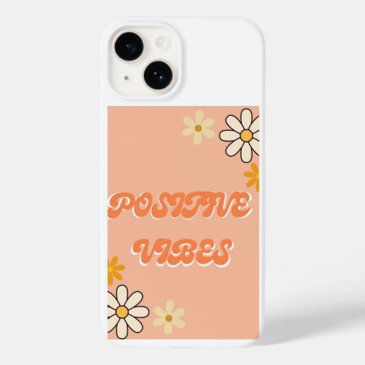 Positieve vibes telefoonhoesje Case-Mate iPhone case (Achterkant)