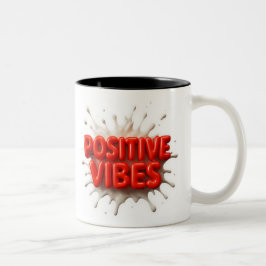 Positieve Vibes Tweekleurige Koffiemok