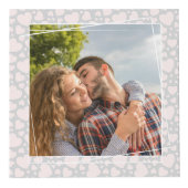 Positieve vibes voegen alleen gepersonaliseerde fo kubus (Voorkant)