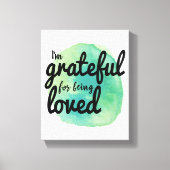 positieve vibes voor harde werknemers canvas afdruk (Voorkant)