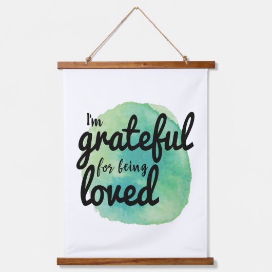 positieve vibes voor harde werknemers hangend wandkleed (Voorkant)