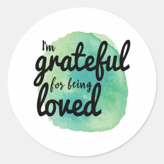 positieve vibes voor harde werknemers ronde sticker (Voorkant)