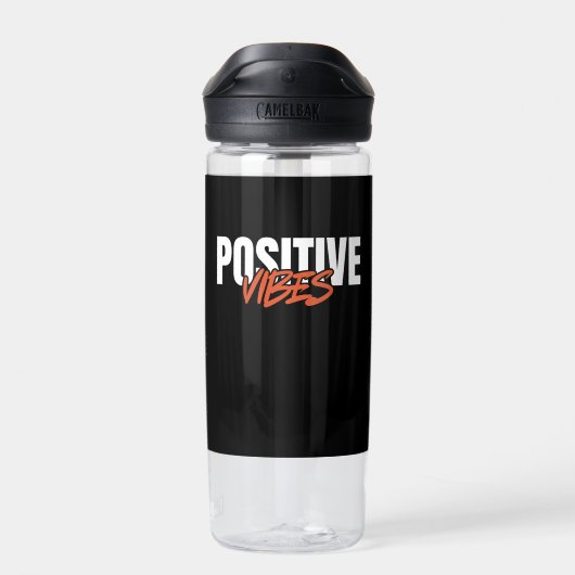Positieve Vibes Waterfles (Achterkant)