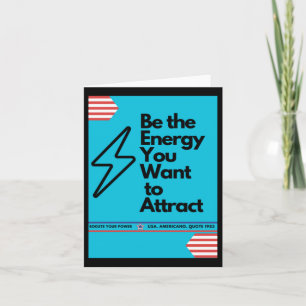 Positieve vibes zijn de energie die je wilt aantre kaart