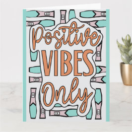Positieve Vibes Zwangerschap IVF Nieuwe mam Kaart