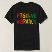 Positieve Vibratie Vibes Rasta Reggae Jamaica T-shirt (Design voorkant)