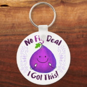 Positieve vinnen - Geen echte deal. Sleutelhanger (Voorkant)