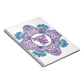 Positieve virussen alleen Mandala Notitieboek (Rechterzijde)