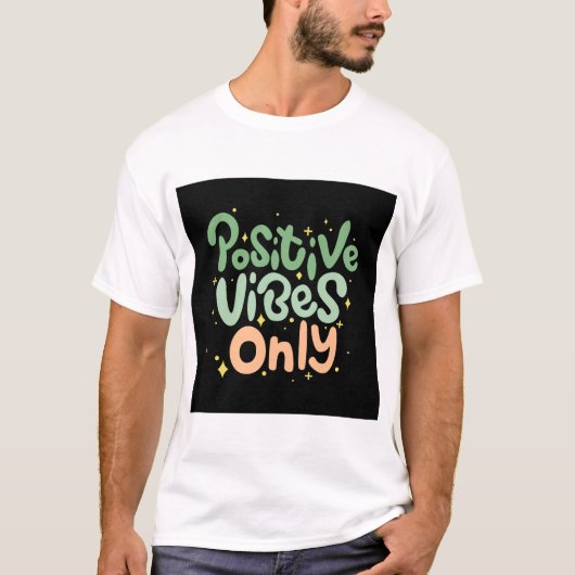 Positieve virussen alleen T-shirt (Voorkant)