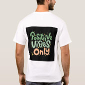 Positieve virussen alleen T-shirt (Achterkant)