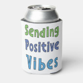 Positieve virussen verzenden blikjeskoeler (Blikje Achterkant)