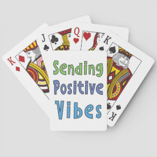 Positieve virussen verzenden pokerkaarten