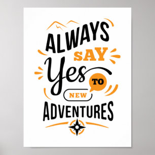 Positieve virussen - Zeg altijd JA tegen nieuwe av Poster