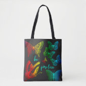 Positieve vlinder tote bag (Voorkant)