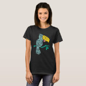 positieve vogelglimlach t-shirt (Voorkant volledig)