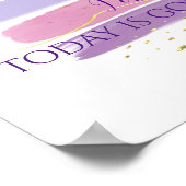 Positieve waterverf bevestiging poster (Hoek)