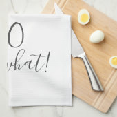 Positieve Waterverf Rozen Floral 70e verjaardag Theedoek (Quarter Fold)