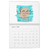 Positieve wijzigingen| Uitbewerkbaar jaar agenda Kalender (Jan 2027)