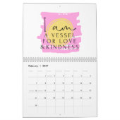 Positieve wijzigingen| Uitbewerkbaar jaar agenda Kalender (Feb 2027)