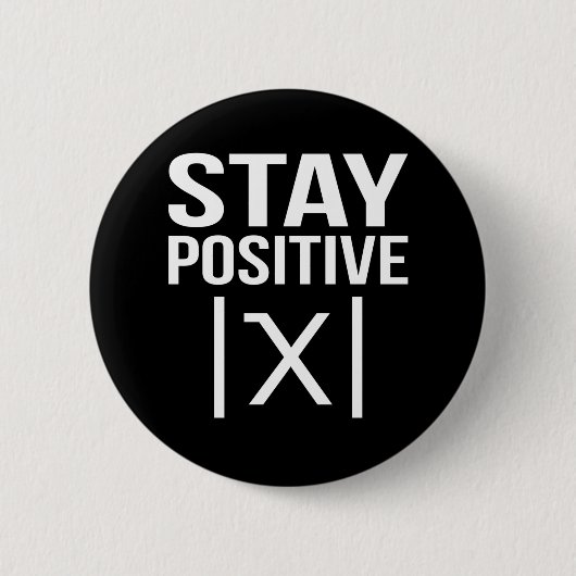 Positieve Wiskunde docent wiskunde Wiskunde studen Ronde Button 5,7 Cm (Voorkant)