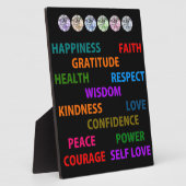 Positieve woorden fotoplaat (Zijkant)