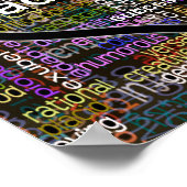 Positieve woorden over jou!!! poster (Hoek)