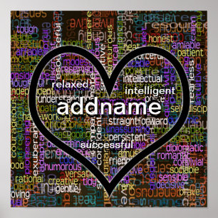 Positieve woorden over jou!!! poster