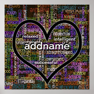 Positieve woorden over jou!!! poster