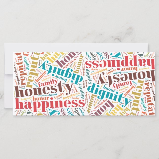 Positieve woordwolk (Voorkant)