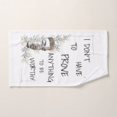 Positieve Zelfwaardering Bevestiging Handdoek (Handdoek)