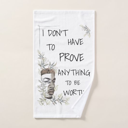 Positieve Zelfwaardering Bevestiging Handdoek (Handdoek)