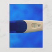 Positieve zwangerschapstest briefkaart (Voorkant)