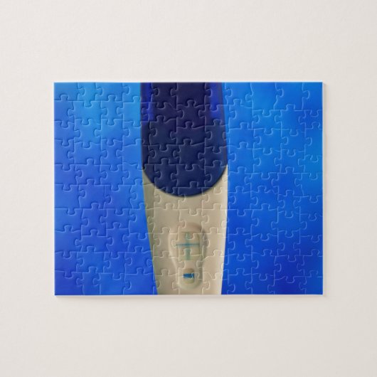 Positieve zwangerschapstest legpuzzel (Horizontaal)