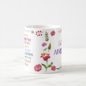 Positive Affirmation Flower Style  Koffiemok (Center)