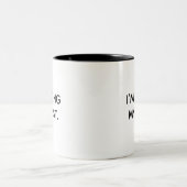 Positive Affirmation Mug Gift for Her and Him Tweekleurige Koffiemok (Center)