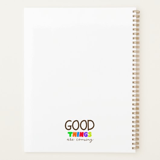 Positive Affirmation Personalized Planner (Achterkant)