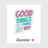 Positive Affirmation Sticker  (Vel)