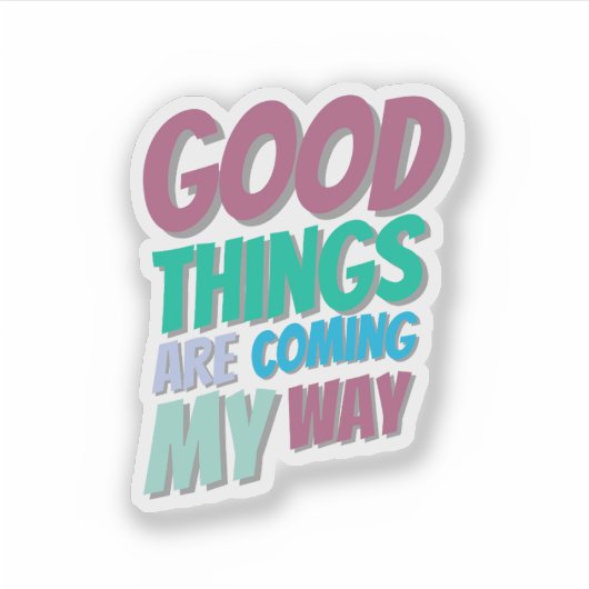 Positive Affirmation Sticker (Voorkant)