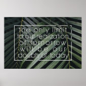Positive Affirming Future Quote Wall Print (Voorkant)