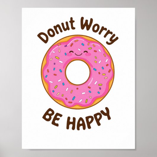 Positive and Sweet Food Humor Poster (Voorkant)