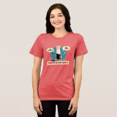 Positive Blood Sample Tri-Blend Shirt (Voorkant volledig)