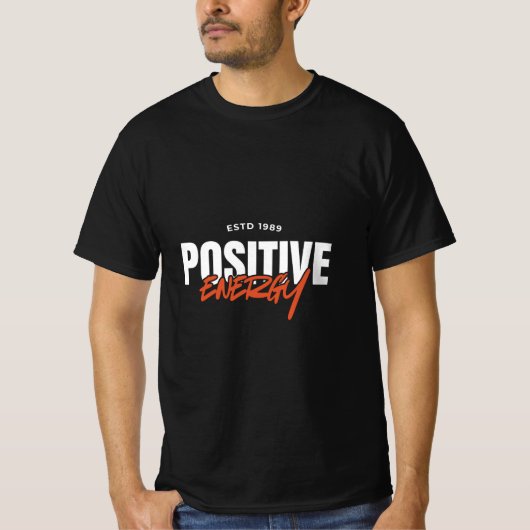 Positive Energy Estd 1989 Logo T-shirt (Voorkant)