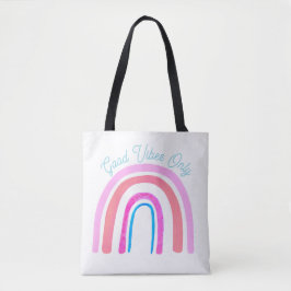Positive Energy Folk Art Rainbow Tote Bag