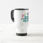 “Positive Energy Mug” Reisbeker (Voorkant links)