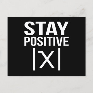 Positive Math Teacher Mathematics Maths Student Briefkaart