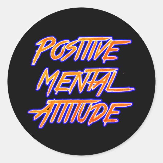 Positive Mental Attitude Sticker (Voorkant)